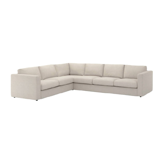 Canapé d'angle pour salon en tissu - 250 x 200 x 80